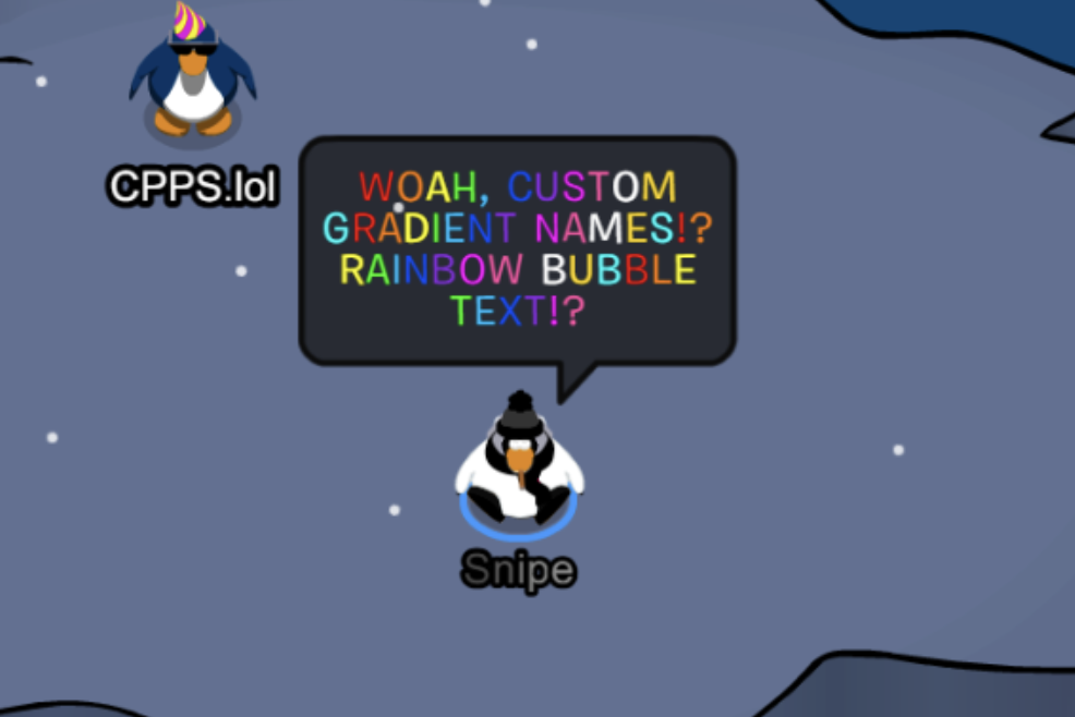 New Update: Custom Rainbow Name and Rainbow Test